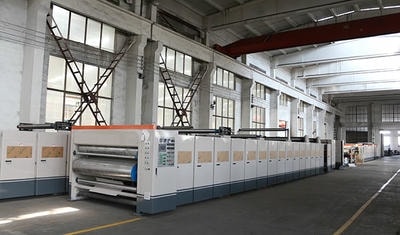 Гофроагрегат для изготовления 3,5 и 7-ми слойного гофрированного картона